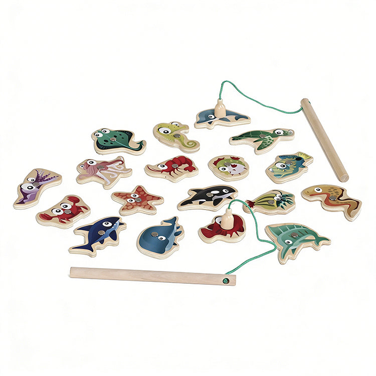 Wholesale Wooden Magnetic Fishing Game