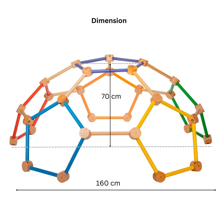 Wooden Geodesic Dome Climber