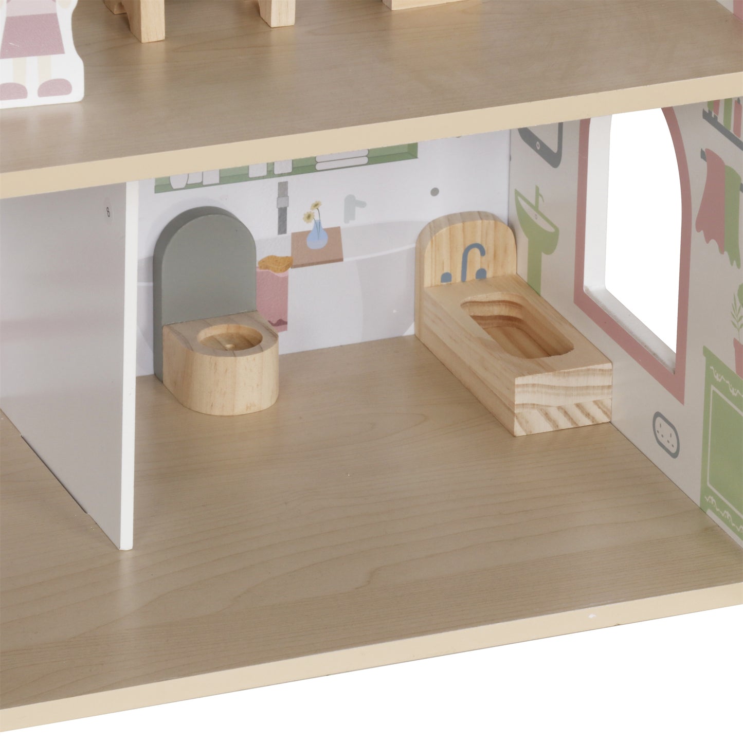 Custom Wooden Dollhouse Manufacturer – Large Open Doll House Toy for Kids