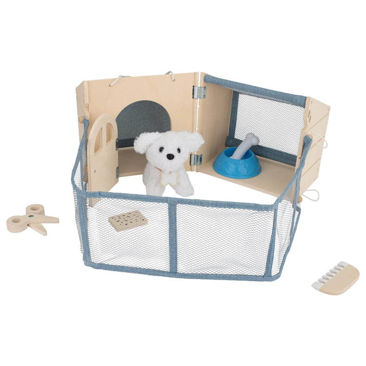 Montessori Wooden Cat House Playset