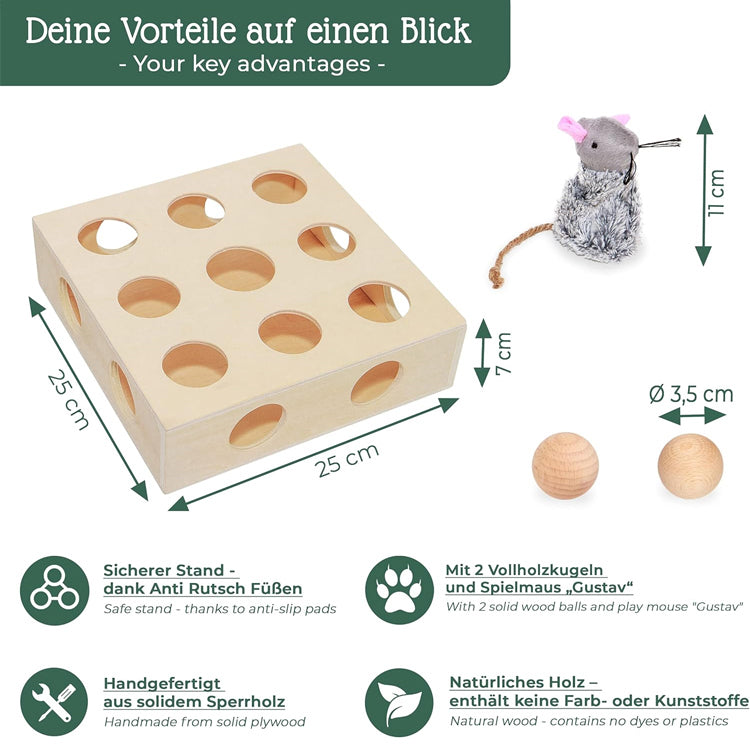 OEM Wooden Pet Puzzle Toy – Hamster & Small Animal Interactive Toy Manufacturer