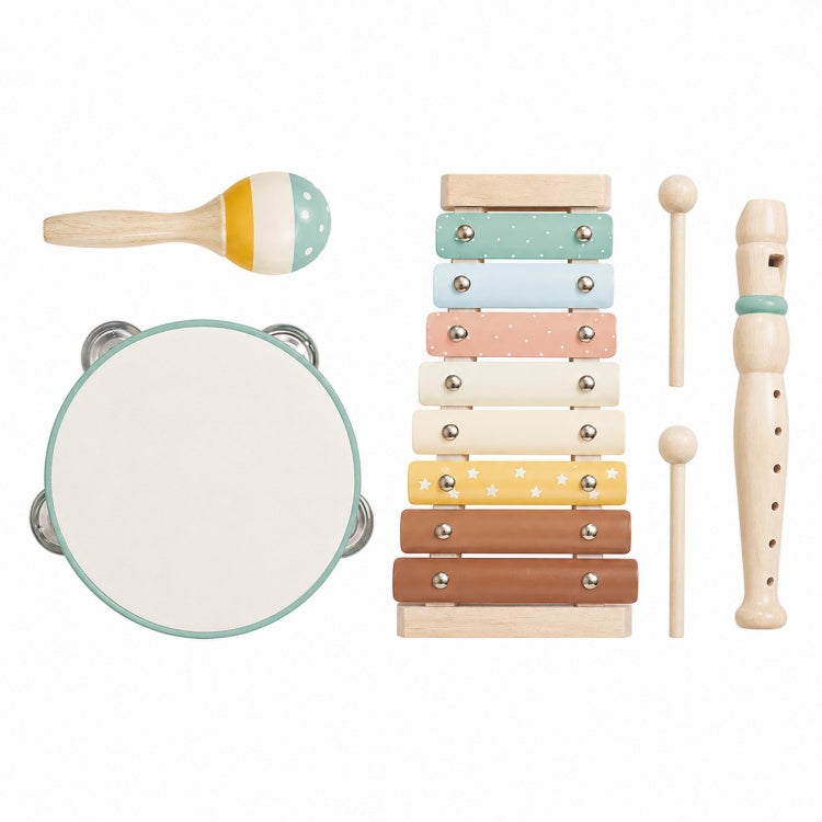 Wholesale 4-in-1 Montessori Wooden Toy Musical Instrument Set