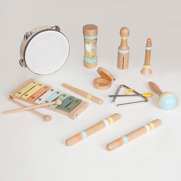 Wholesale Kids Wooden Musical Instrument Set, OEM Available
