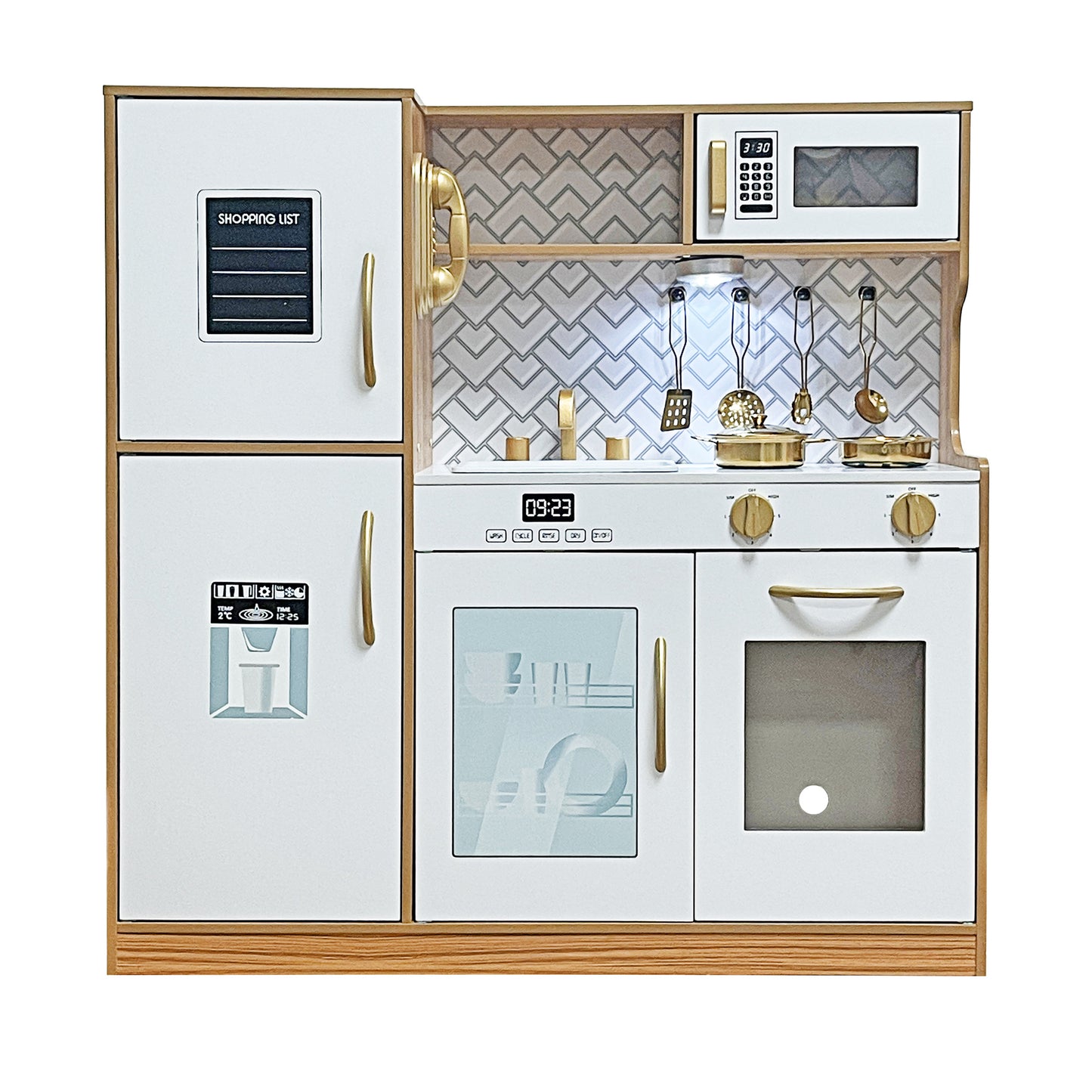 Custom Wooden Play Kitchen Manufacturer – Kids Kitchen Set with Fridge OEM Supplier