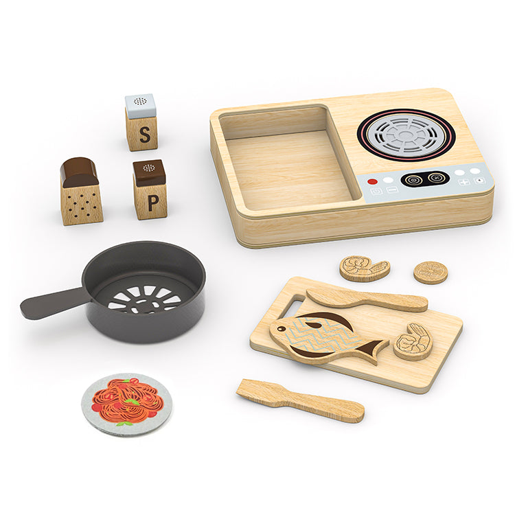 Wholesale Wooden Kitchen Cooking Playset, OEM Available