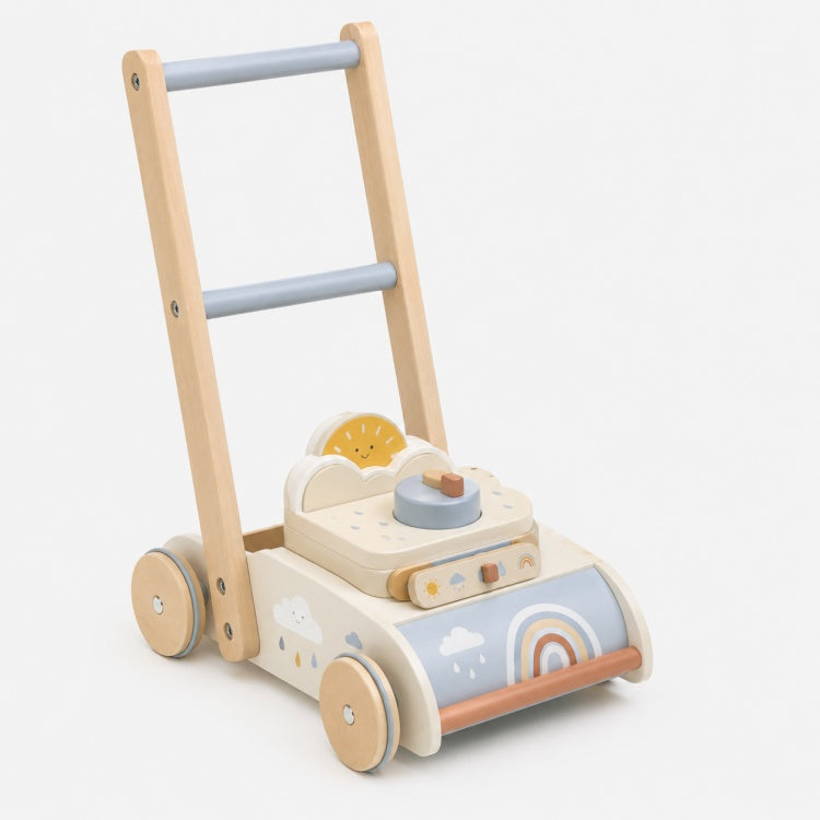 OEM Rainbow Lawn Mower Toddler Push Along Walker Toy