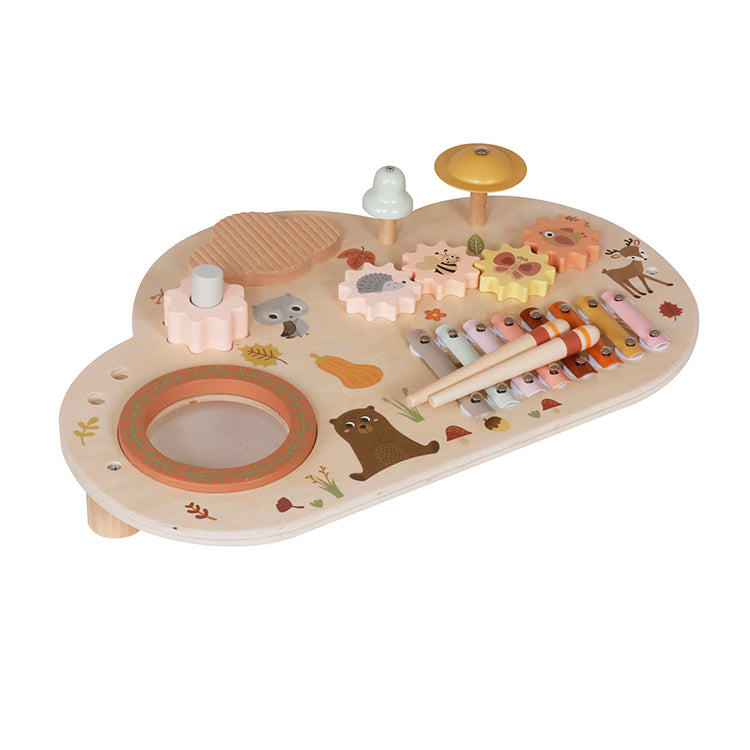 Custom Wooden Musical Busy Board – Montessori Sensory Activity Toy