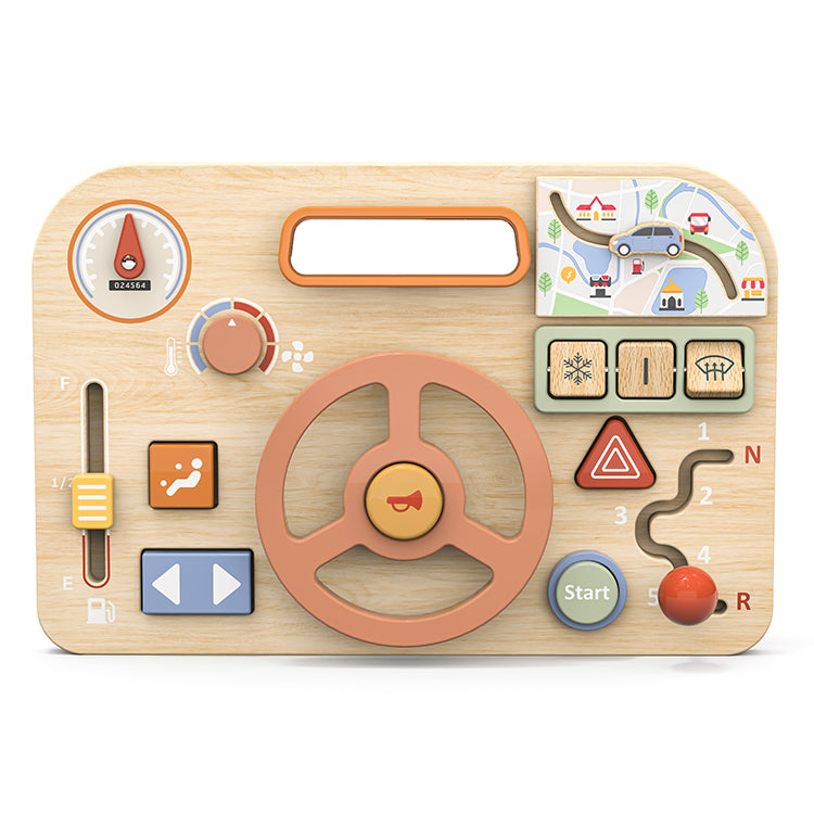 Wholesale Wooden Steering Wheel Busy Board, OEM Available