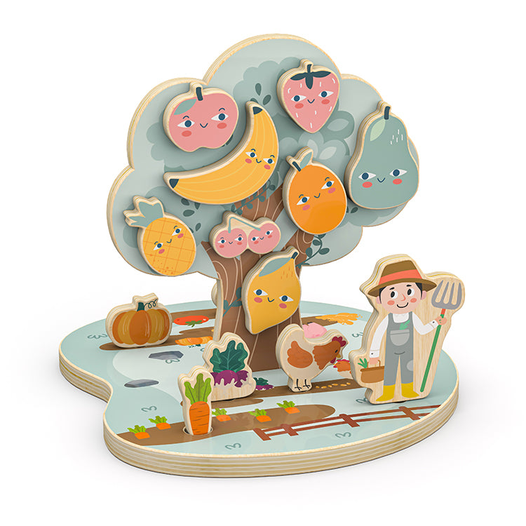 Wholesale Wooden Fruit Sorting Playset, OEM Available
