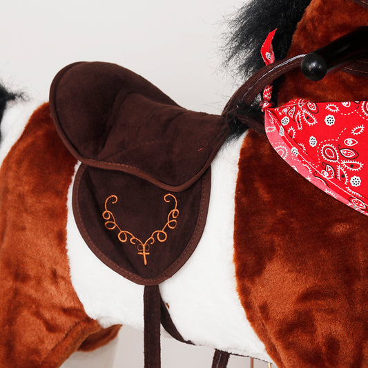 Custom Plush Rocking Horse Manufacturer – Wooden Base Ride On Horse Toy OEM Supplier
