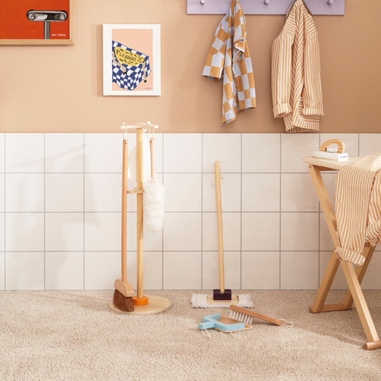 Wooden Kids Cleaning Toy Set