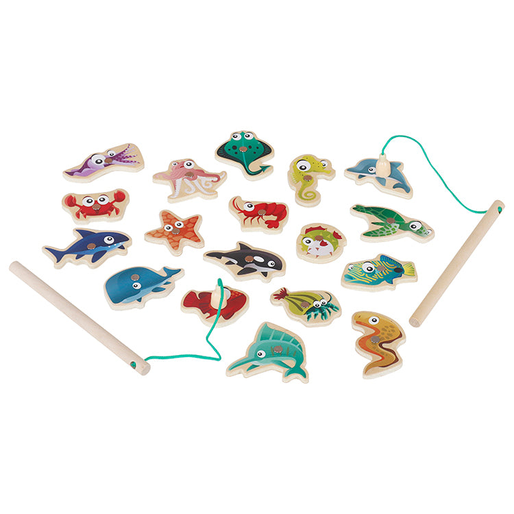 Wholesale Wooden Magnetic Fishing Game