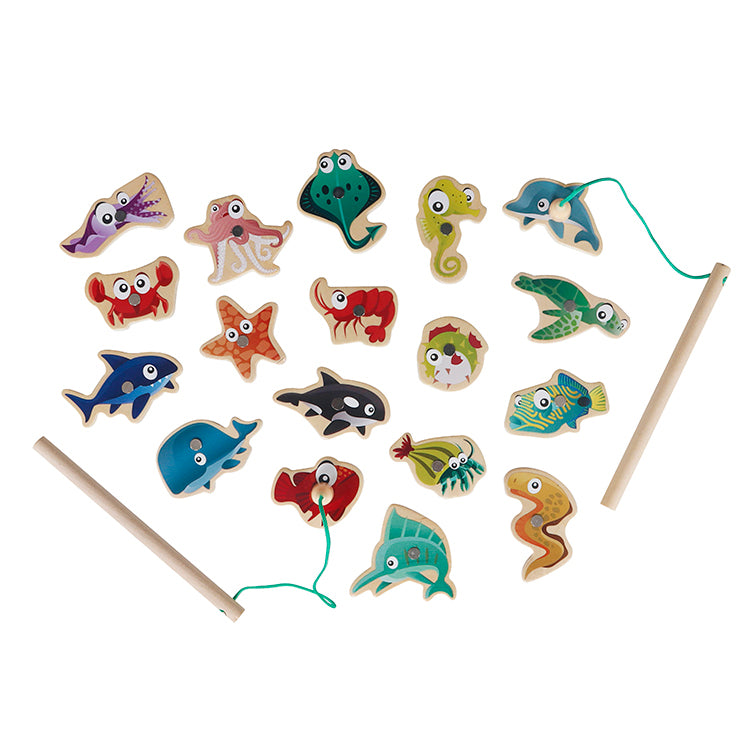Wholesale Wooden Magnetic Fishing Game