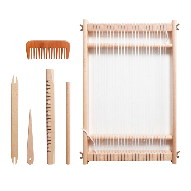 Wholesale Wooden Weaving Loom Kit, Beginner DIY Weaving Tool Set, OEM Available