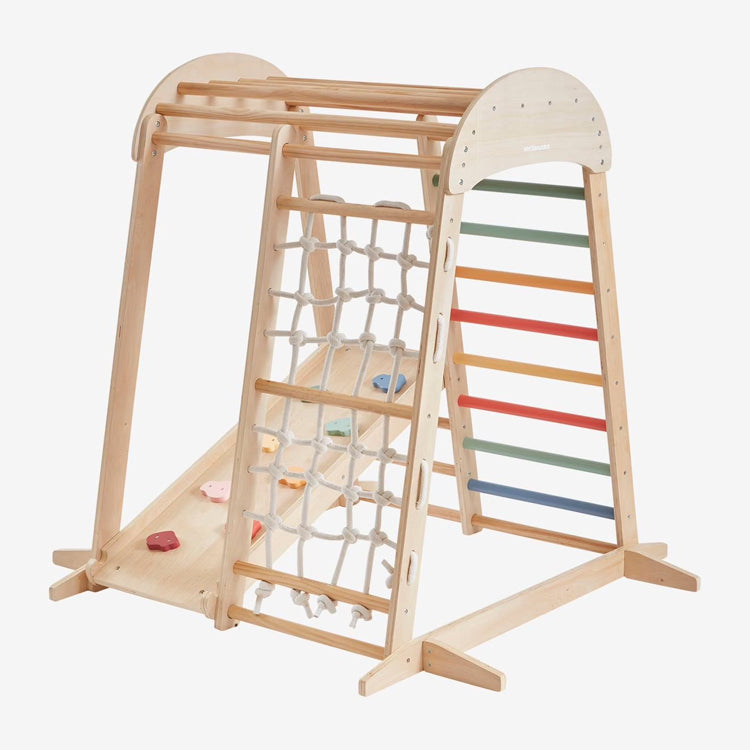 Wholesale Wooden Foldable Climbing Triangle Gym