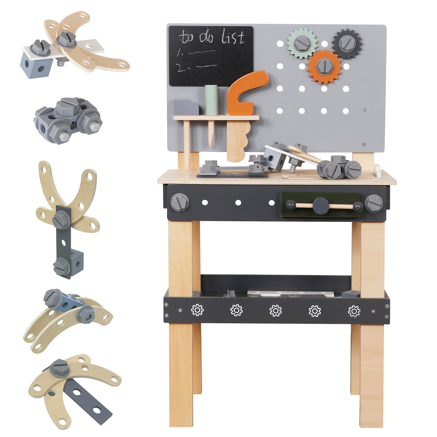 Custom Wooden Tool Bench Manufacturer – Kids Workbench Tool Set Toy OEM Supplier
