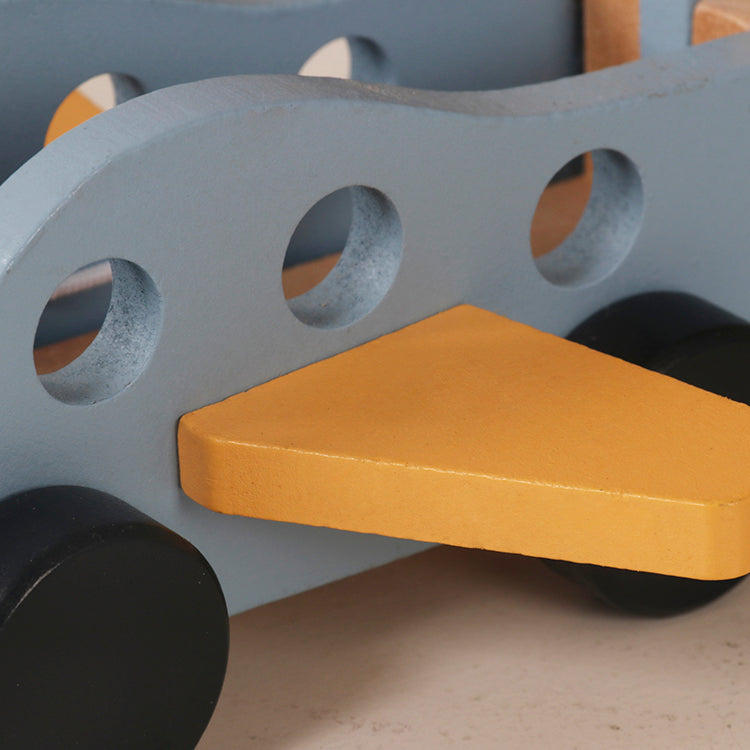 Wholesale 4-in-1 Wooden Vehicle Toy Set, Airplane & Truck Playset, OEM Available