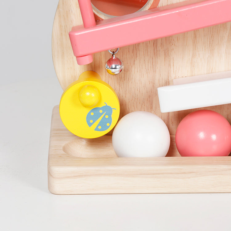 Montessori Wooden Palette Ball Drop Toy (OEM Available)