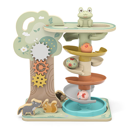 Wholesale Kids Wooden Forest Ball Run Toy, OEM Available