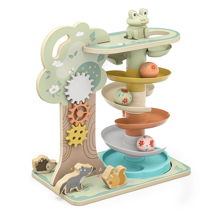 Wholesale Kids Wooden Forest Ball Run Toy, OEM Available