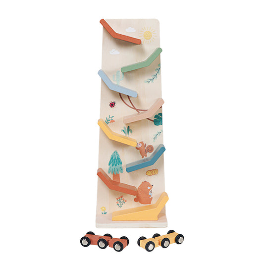 Wholesale Wooden Car Ramp Racer Toy, Slide & Go Vehicle Toy, OEM Available