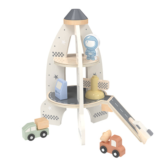 Wooden Rocket Ship Playset | Factory Direct OEM/ODM