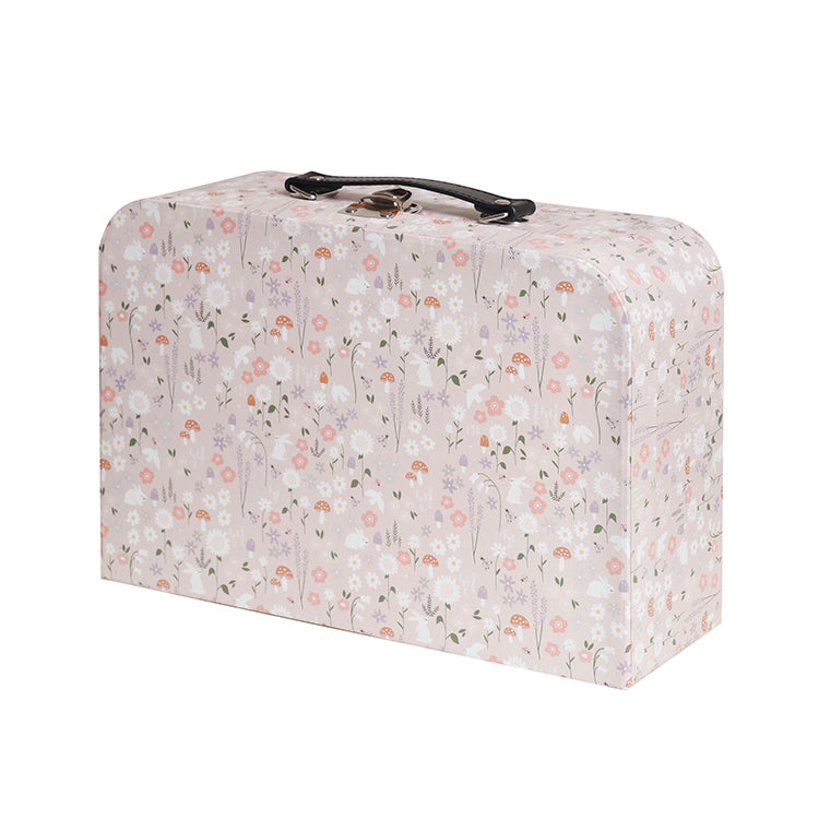 Wholesale Kids Wooden Dollhouse in Carry Case, Portable Pretend Play Doll House, OEM Available