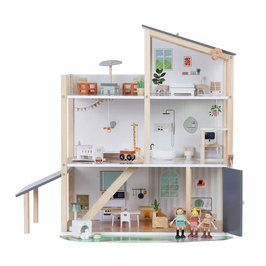 Modern Wooden Dollhouse Playset | Factory Direct OEM/ODM