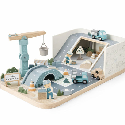 Wholesale Wooden Construction Site Playset
