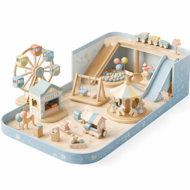 Wholesale Wooden Construction Site Playset
