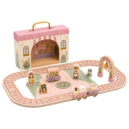 Girls Pretend Play Bakery Doll House Playset
