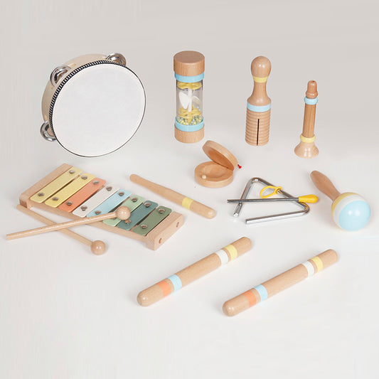 Wholesale Kids Wooden Musical Instrument Set, OEM Available