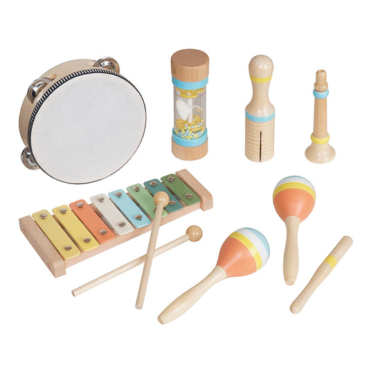 Wholesale Kids Wooden Musical Instrument Set, OEM Available