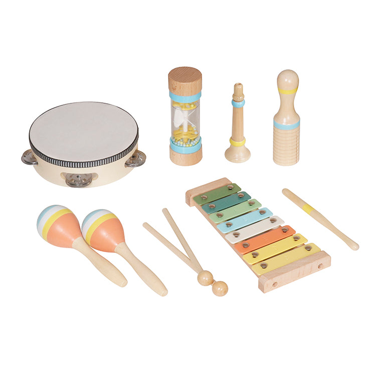 Wholesale Kids Wooden Musical Instrument Set, OEM Available