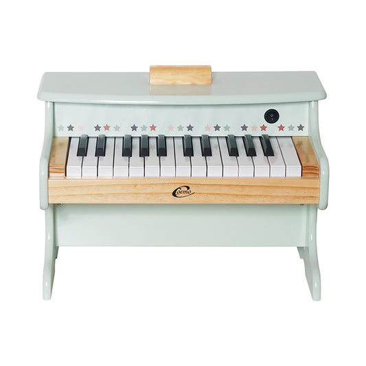 Wholesale 25 Keys Kids Wooden Piano, Portable Electronic Toy Piano for Early Education, OEM Available