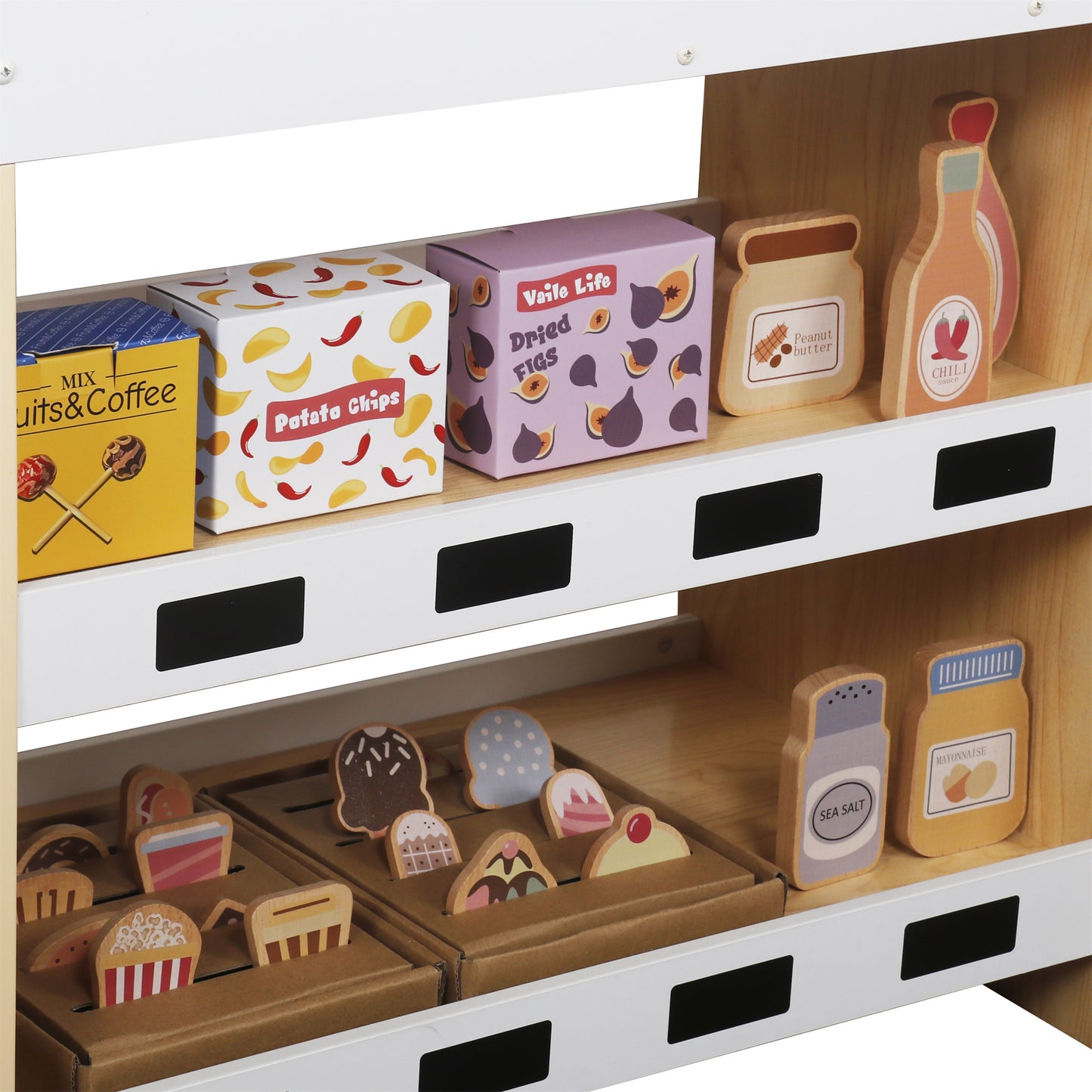 Custom Wooden Supermarket Play Set Manufacturer – Kids Shop & Cash Register Toy