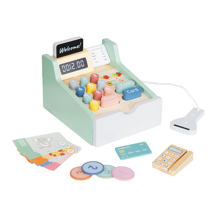 Wholesale Wooden Cash Register Playset, OEM Available