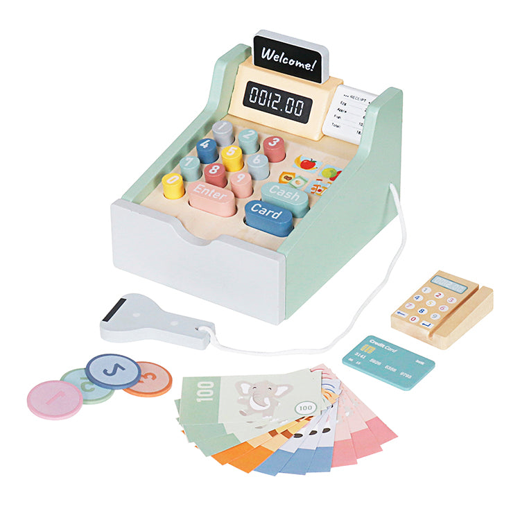 Wholesale Wooden Cash Register Playset, OEM Available