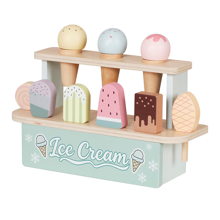 Wholesale Wooden Ice Cream Stand Playset, OEM Available