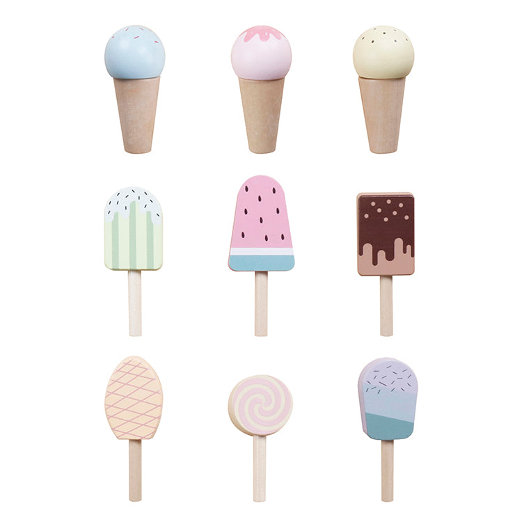 Wholesale Wooden Ice Cream Stand Playset, OEM Available