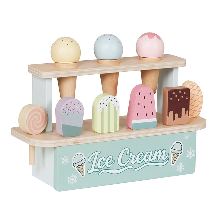Wholesale Wooden Ice Cream Stand Playset, OEM Available