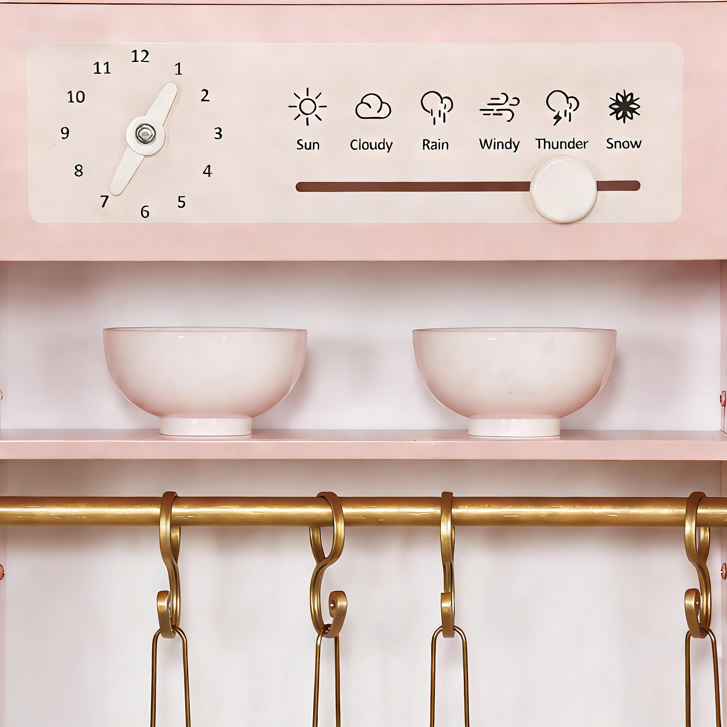 OEM Wooden Pink Play Kitchen Set – Luxury Kids Kitchen Toy
