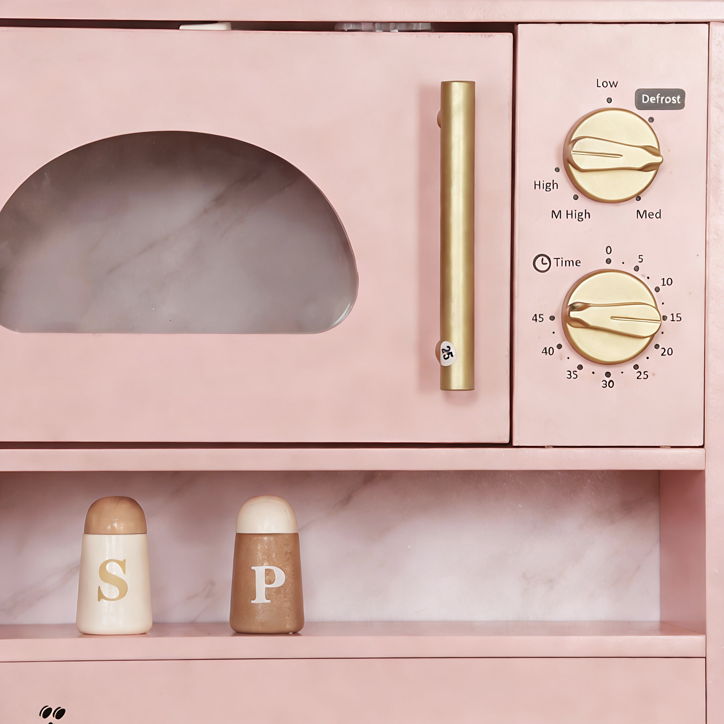 OEM Wooden Pink Play Kitchen Set – Luxury Kids Kitchen Toy
