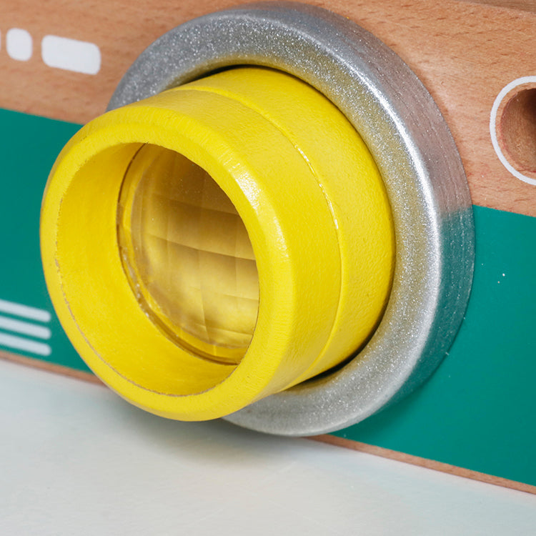 Wholesale Kids Wooden Toy Camera with Interchangeable Lens, OEM Available