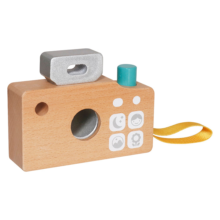 Wholesale Kids Wooden Toy Camera with Interchangeable Lens, OEM Available