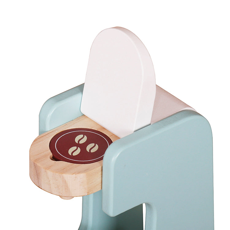 3-in-1 Wooden Kitchen Appliance Playset with Pretend Play Toy Food Accessories