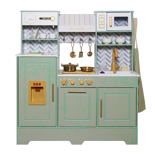 Wholesale Kids Wooden Play Kitchen Set, Pretend Cooking Toy, OEM Available