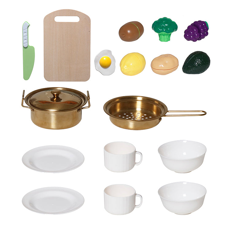 Wholesale Kids Wooden Play Kitchen Set, Pretend Cooking Toy, OEM Available