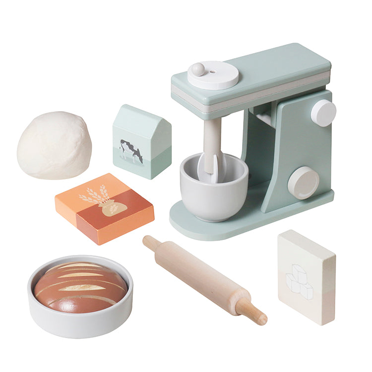 Wholesale Kids Wooden Mixer & Baking Play Set, OEM Available