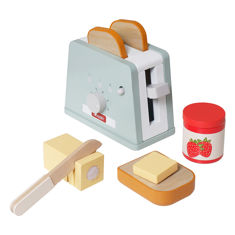 Wholesale Kids Wooden Toaster & Bread Play Set, OEM Available